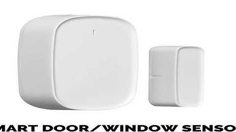 MOES Tuya ZigBee Smart Window Door Gate Sensor Detector Smart Home Security Alarm System S