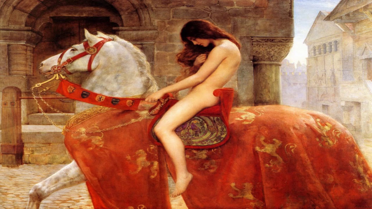 Antecedentes históricos y origen del cuadro titulado "Lady Godiva"...