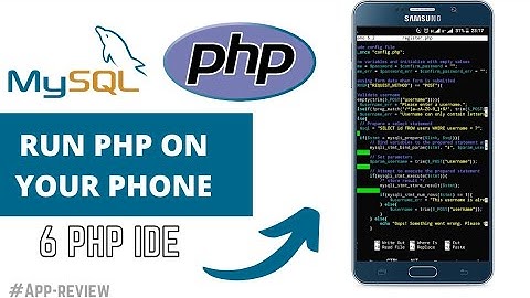 Top 6 PHP IDE on mobile // PHP editor on Android // Android PHP MySQL // PHP  IDE