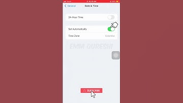 How to Change iphone Date & Time #viral #trending #onemillionaudition #fyp #viraltiktok #Emmqureshi