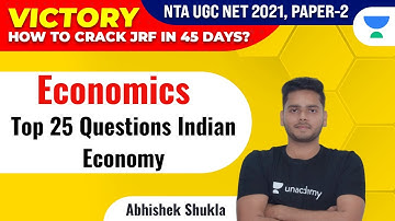 NTA UGC NET 2021 | Economics by Abhishek Shukla | Most Important MCQs For Economics