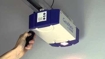 How to programme your Garador hand transmitter for a GaraMatic 10 or GaraMatic 20 operator