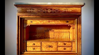 French Antique Museum Quality Secretary Desk, Charles X Period Furniture!
