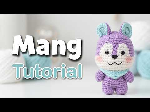 Tutorial: How to crochet an adorable BT21 Mang amigurumi, squirrel version.