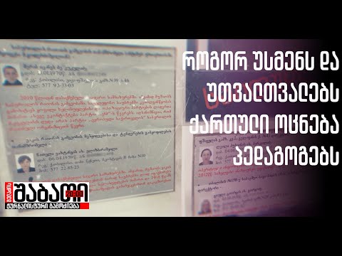 როგორ უთვალთვალებს ქართული ოცნება არჩევნების წინ პედაგოგებს