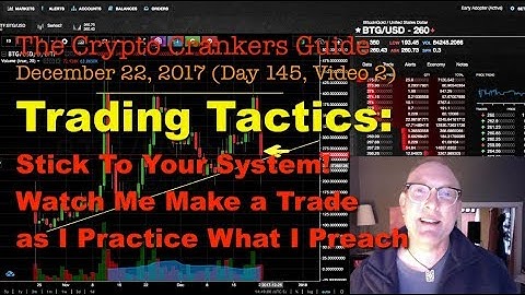 Crypto Trading For Beginners: Buy Signal in BTG! Stick to your system! CryptoCrankersGuide 145.02