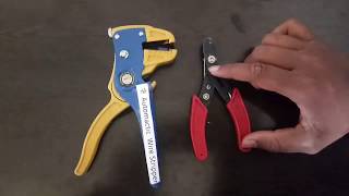 automatic vs wire stripper||how to insulation from wire||basic of wire stripper - YouTube