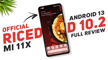 RiceDroid 10.2 Official For Mi 11X & POCO F3 | Android 13 | Smooth Rom | Full Review