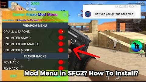 How To Install a Mod Menu to Special Forces Group 2