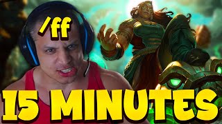 TYLER1 MAKES LOSERS FF 15 | ILLAOI TOPLANE GOD | TOP GAP 1V9