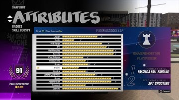 NBA 2K19 Quick Attribute Update Sharpshooting Playmaker 92 Overall + Signature Styles