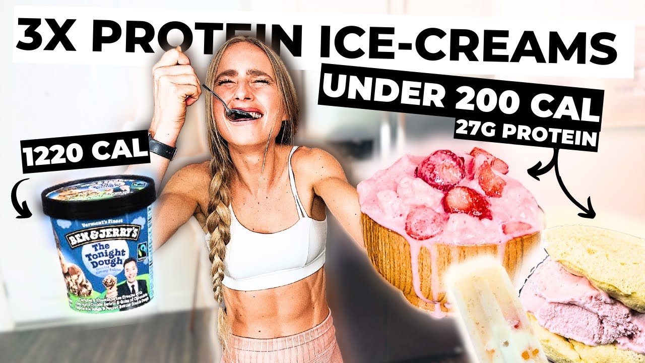 HIGH PROTEIN / LOW CAL ICE CREAM RECIPES *simple & delicious*