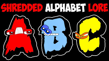 Creating an EPIC Shredded Alphabet Lore Part 1