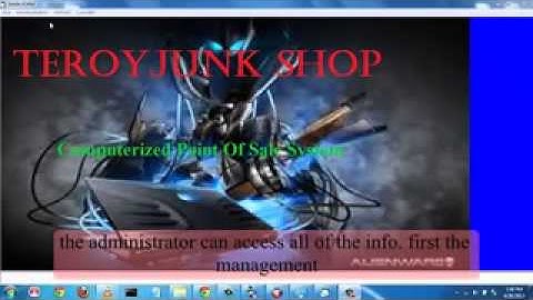 Visual Basic 6.0 Computerized Point of Sale System For Junk Shop (CPH18 BATCH ECHO)