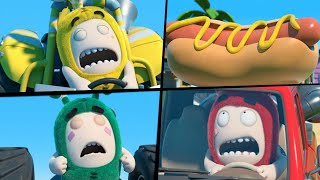 Oddbods Hot Dog Race Funny Cartoons For Kids