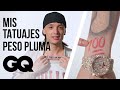 Peso pluma qu significan sus tatuajes y el que se hizo en una moto  gq mxico y latinoamrica