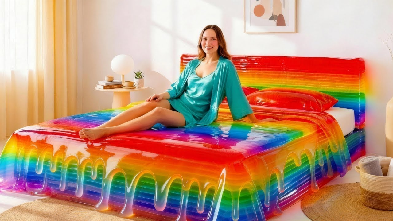 Lying in the Most Relaxing Bed 🛏️ Which Bed Would You Sleep In? Satisfying AI ASMR Relax