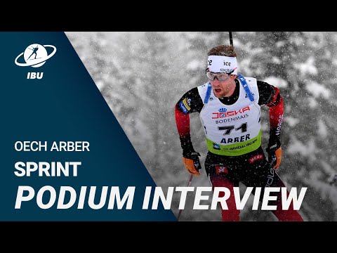 OECH 2022 Arber Men Sprint Podium Interview