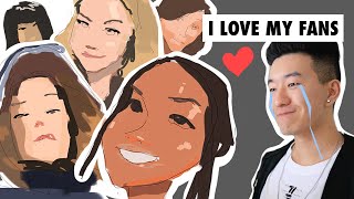 Drawing Fans With My Left Hand No Undo??