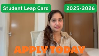 How to Apply for a Student Leap Card in Ireland (Step by Step Guide 2025)