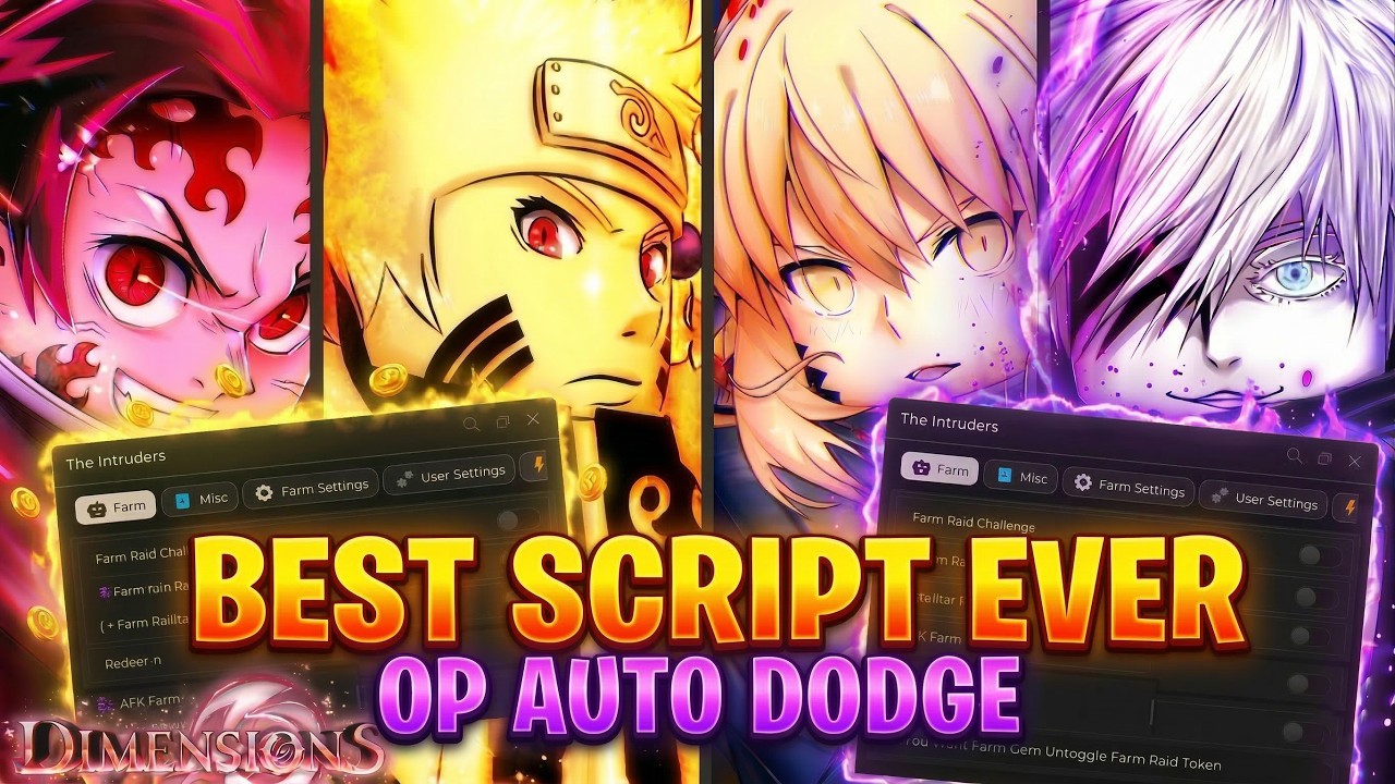 きあらページ OP Anime Dimensions Script | Auto Dodge, Full Auto Farm & AFK Raid