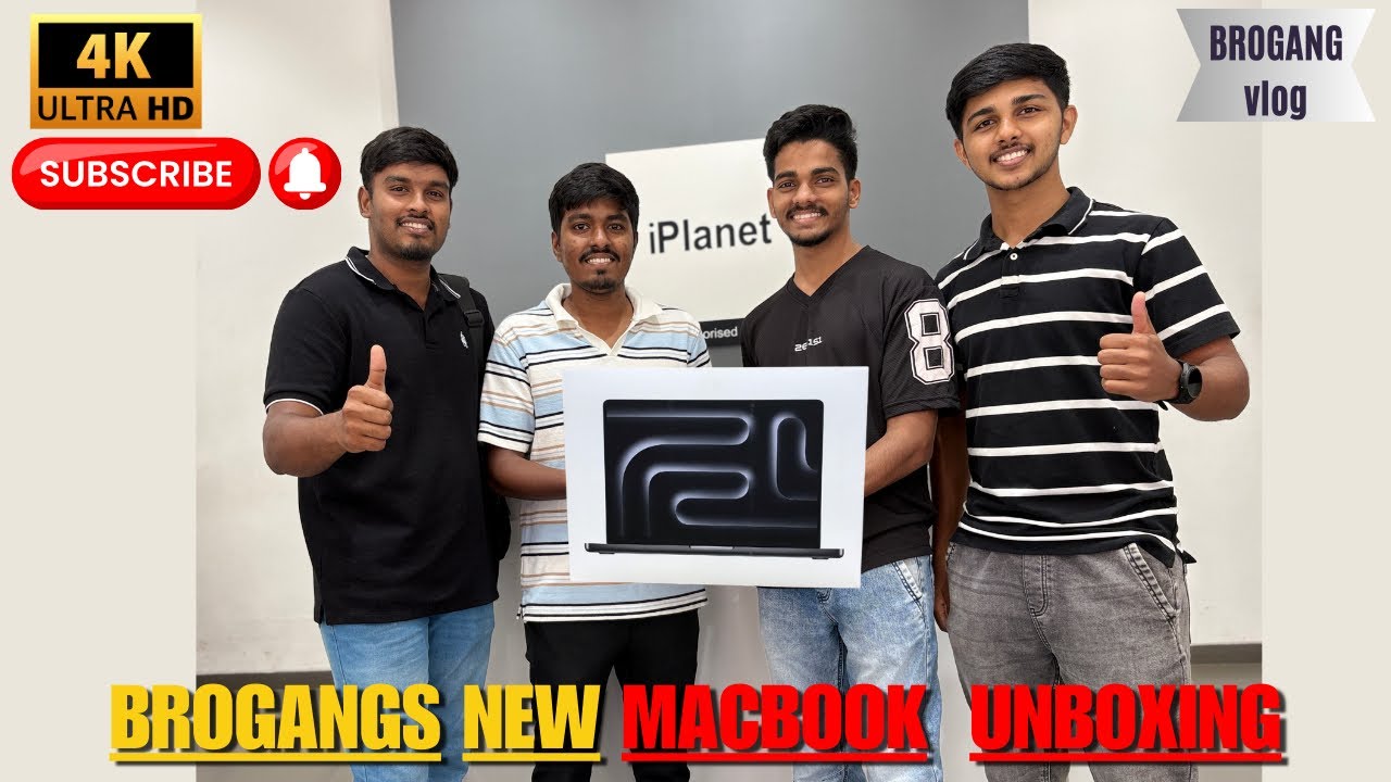 Which MacBook Did Brogang Buy? 🤯 | Full Unboxing & First Reactions 🔥  