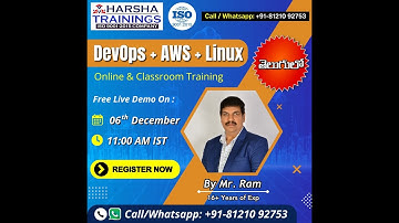Update to DevOps New Batch Students from Ram | DevOps New Batch Started from Dec - 06th 11 AM IST