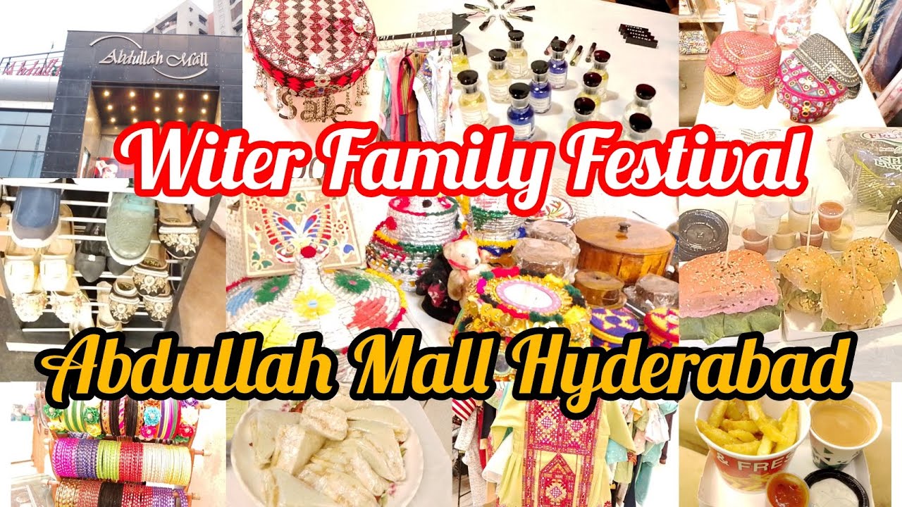 Winter Family Festival | Abdullah Mall Hyderabad Event | Family Vlog | Pakistani vlogger 👍💯