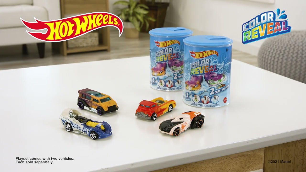 Hot Wheels Color reveal 2 ks YouTube