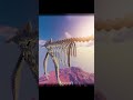 Giant T-Rex Skeleton Build In Minecraft #shorts #minecraft