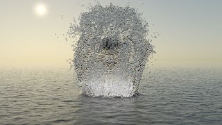 PhoenixFD tyflow Splash & Foam 3dsmax Redshift Render Tutorial