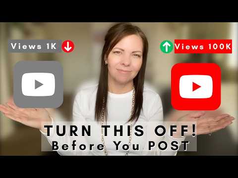 This New HIDDEN YouTube Setting is HURTING Your Views - Turn It OFF Now (here's how) thumbnail