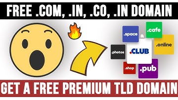 🔥🔥 Free .Com, .In, .Xyz Domain With Hosting || Get a Top Level domain for free || Free Domain 🔥