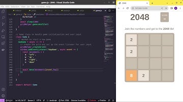 How to make a 2048 Game with HTML, CSS and Javascript - No talking
