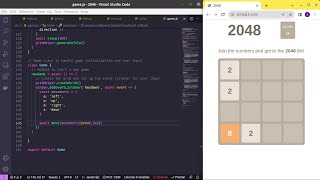 How to make a 2048 Game with HTML, CSS and Javascript - No talking