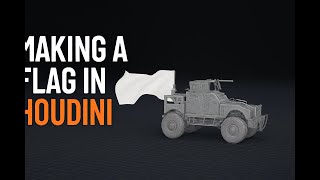 🚩 Making a Basic Flag in Houdini | Step by Step Tutorial