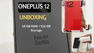 Unboxing OnePlus 12 Silky Black | One Plus 12 with16 GB RAM  and 512 GB Storage