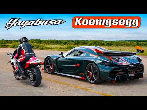 Koenigsegg Jesko vs Hayabusa Tunada: CORRIDA DE ARRANCADA
