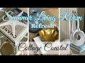 NEW💙SUMMER LIVING ROOM REFRESH💙COTTAGE COASTAL