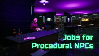 Putting My Procedural City's NPCs To Work