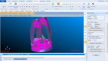Patran/Nastran Tutorial: ANCHOR GEOMETRY CREATION + MESHING