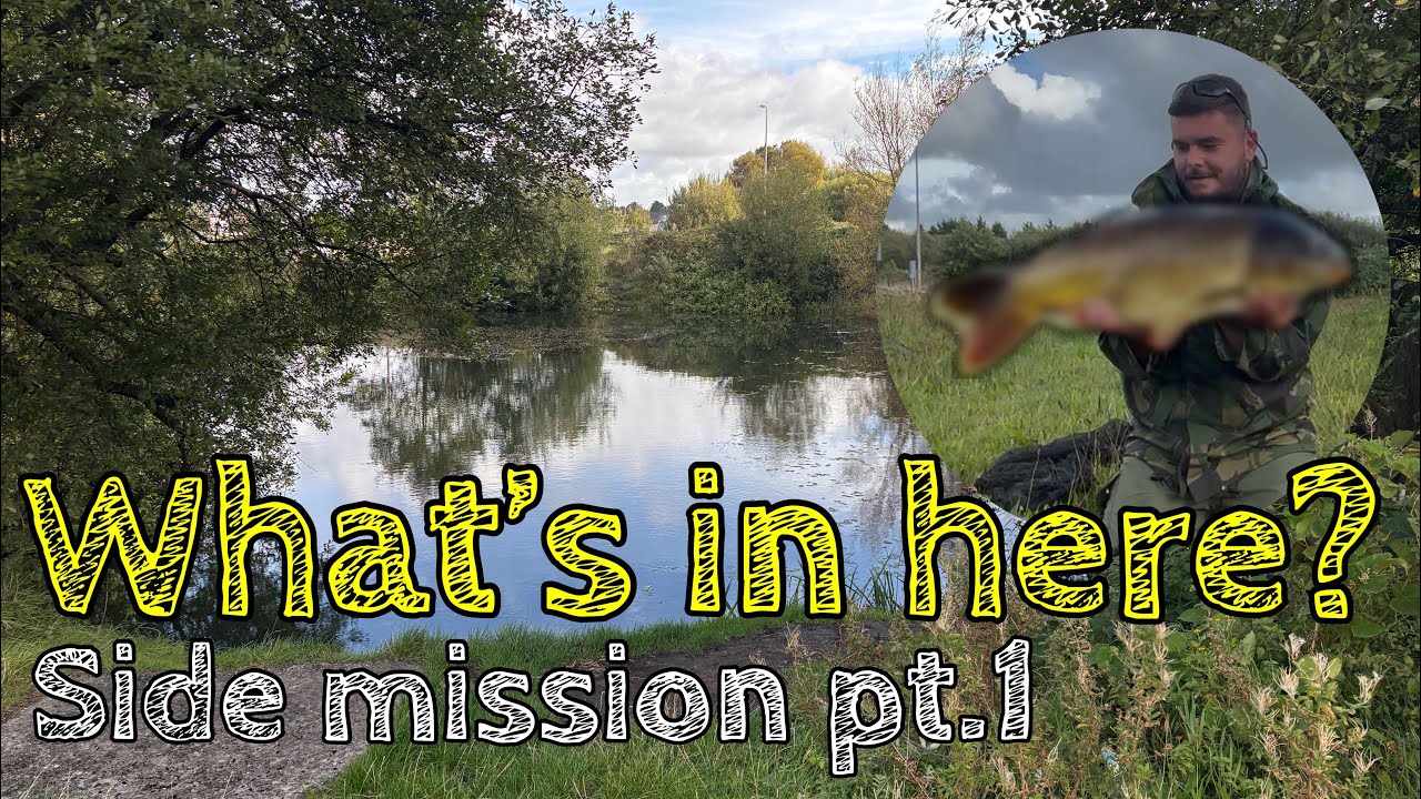 The side mission - one big carp, one small water and lots of weed!