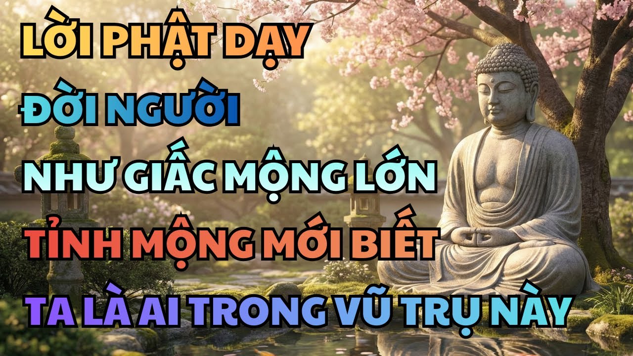 LỜI PHẬT DẠY: ĐỜI NGƯỜI NHƯ GIẤC MỘNG LỚN - TỈNH MỘNG RỒI MỚI BIẾT MÌNH LÀ AI TRONG VŨ TRỤ NÀY?