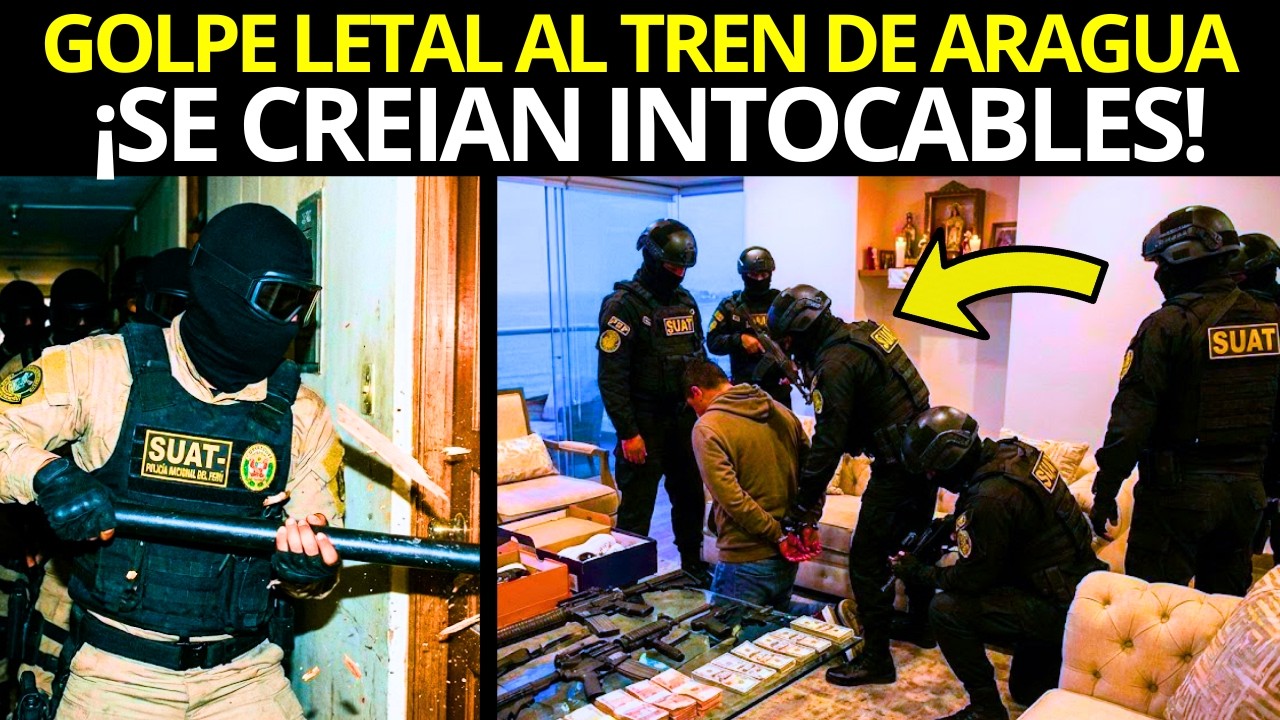 💥PNP Y FISCALÍA ARRASAN CON LOS GALLEGOS DEL TREN DE ARAGUA