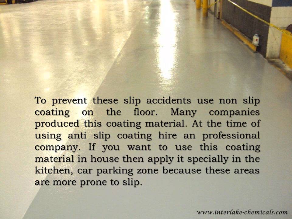Importance of Using Slip Resistant Flooring