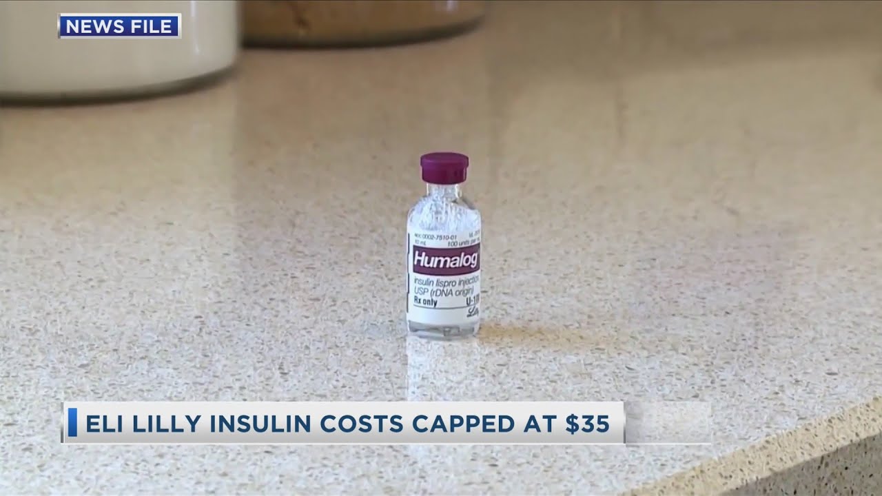 Eli Lilly Insulin Costs Capped At 35 YouTube