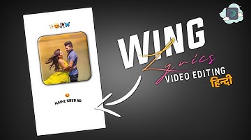 New Wing Lyrics status video editing tutorial | Alight Motion Lyrics editing Tutorial