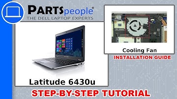 Dell Latitude 6430u (P36G001) Cooling Fan How-To Video Tutorial