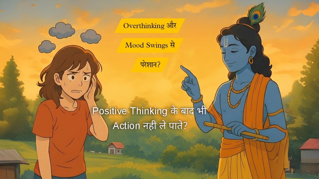 Why Positive Thinking Fails? | Krishna’s Formula to Beat Overthinking & Start Action