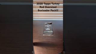 Opening One 2020 Topps Turkey Red Baseball Oversized Boxloader Pack #baseballcards #topps #baseball